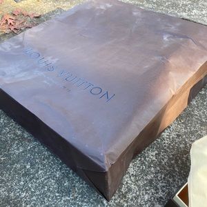 Louis Vuitton brown shopping bag